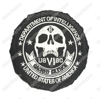 WG051 Sacred Silence Department Of Intelligence With Velcro - Black Color