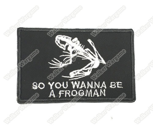 WG031 SEAL Team Frog Man Patch With Velcro - Full Colour