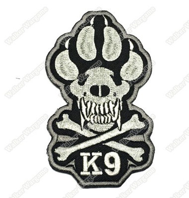 WG024 Military K9 unit Patch With Velcro - Full Colour