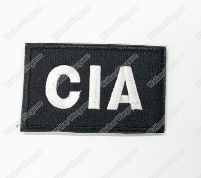WG093 US Central Intelligence Agency CIA Patch With Velcro - Black Color