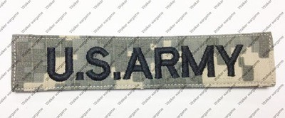 Q102 US Army Name Tag Patch With Velcro - ACU Colour