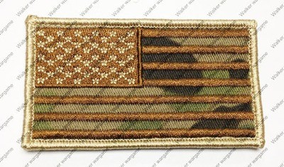 B2198 US Flag Right Arms With Velcro - Multican Colour