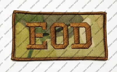 B877 US Army EOD Unit (Explosive Ordnance Disposal) Patch With Velcro - Multicam Colour