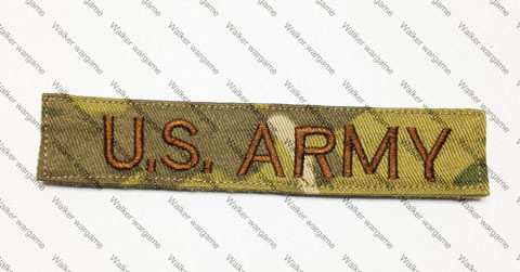 Q082 US Army Name Tag Patch With Velcro - Multicam Colour