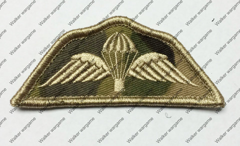 B2410 UK Airborne Division Patch With Velcro - Multicam Colour