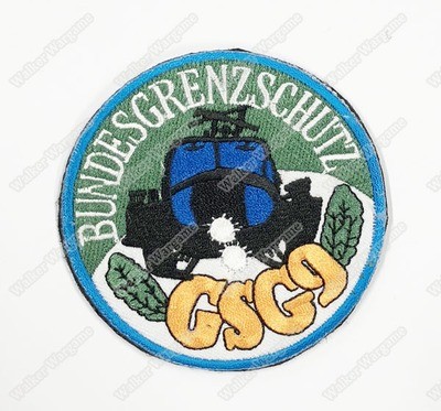 WG108 German GSG9 Grenzschutzgruppe 9 Elite Police Tactical Unit Patch With Velcro - Full Colour WG108 German GSG9 Grenzschutzgruppe 9 Elite Police Tactical Unit Patch With Velcro - Full Colour