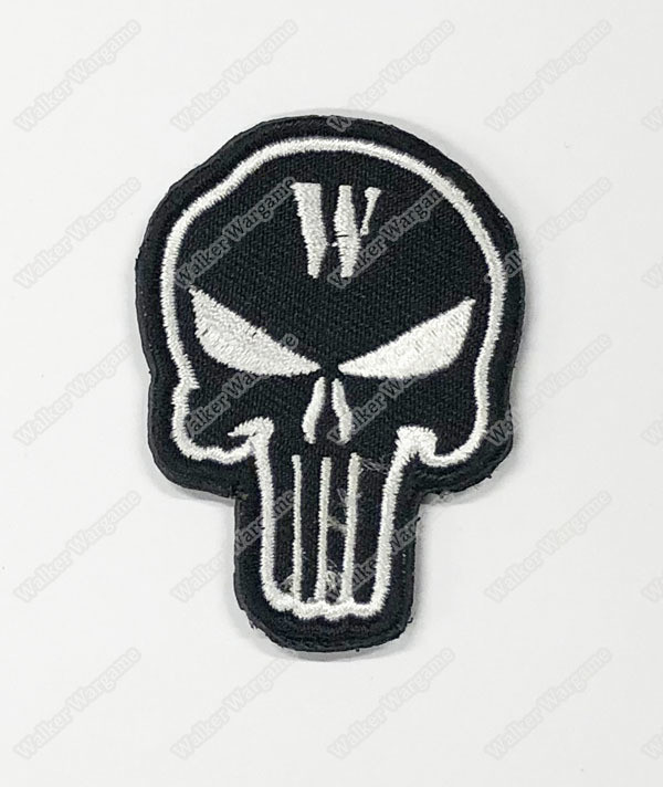 WG112 Walker Wargame 2018 New Logo Patch With Velcro - Black Color