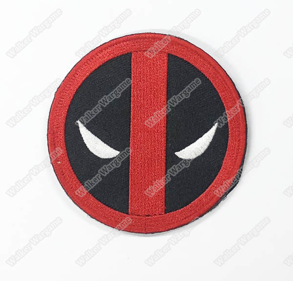 WG113 Deadpool Head US Army Chapter Morale Patch With Velcro - Full Color