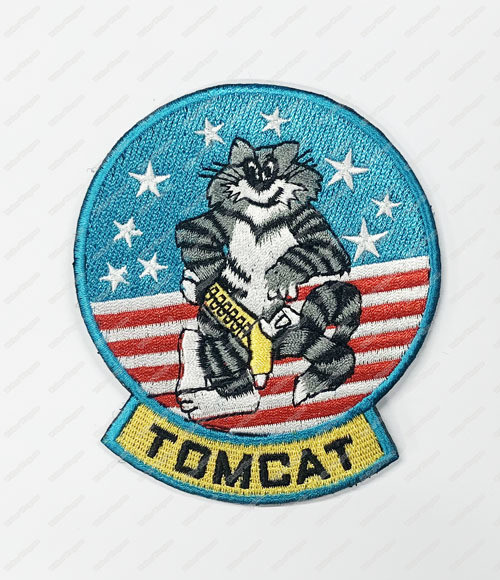 WG120 US Navy F14 Tom Cat Jet Patch With Velcro - Full Colour