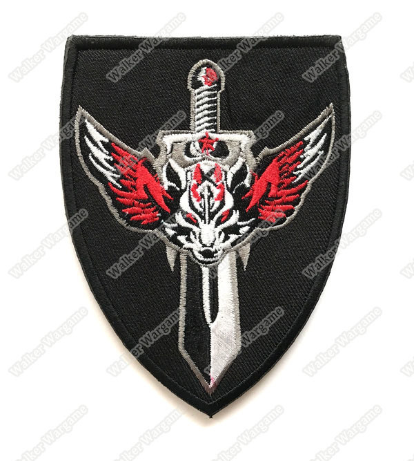 WG071 Wolf Warriors Patch With Velcro - Full Color