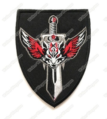 WG071 Wolf Warriors Patch With Velcro - Full Color