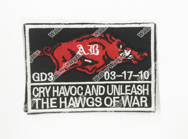 WG080 Navy SEAL The HAWGS OF WAR Patch With Velcro - Full Color