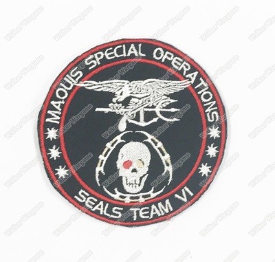 WG083 Maquis Special Operations SEALS TEAM VI Patch With Velcro - Full Color WG083 Maquis Special Operations SEALS TEAM VI Patch With Velcro - Full Color