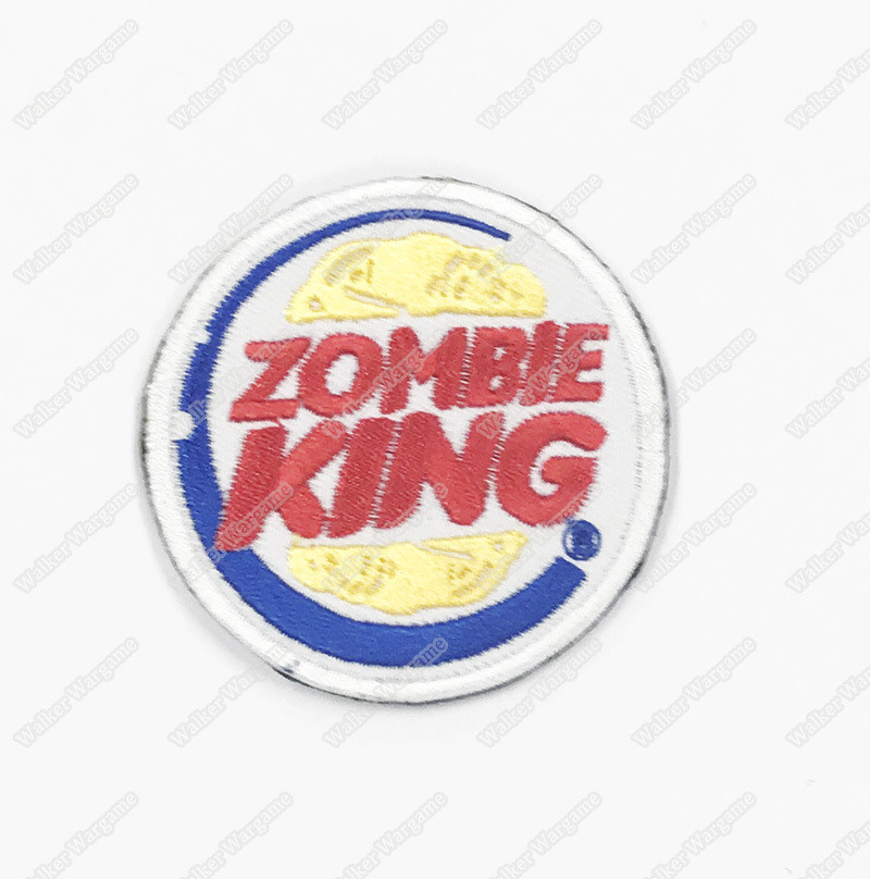 WG086 Zombie King US Army Chapter Morale Patch With Velcro - Full Color