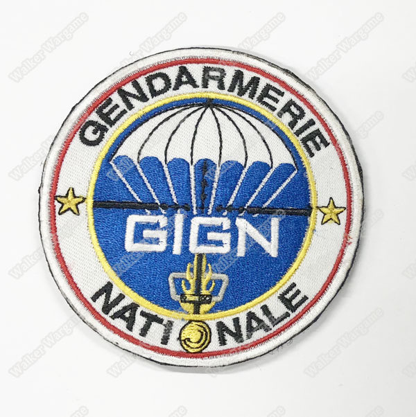 WG092 Franch Special Force GIGN Patch With Velcro - Full Color