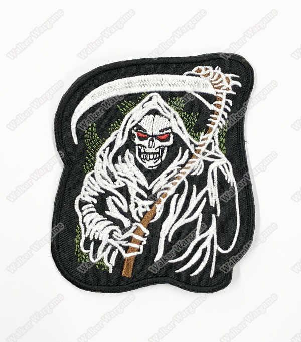 WG101 Scythe Of Death Chapter Morale Patch With Velcro - Full Colour
