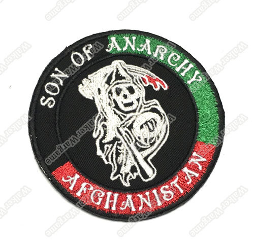 WG025 Sons of Anarchy Afghanistan Patch With Velcro - Full Colour