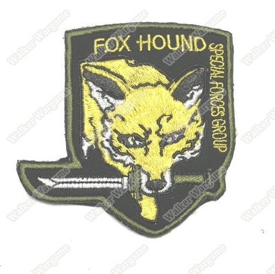 WG017 FoxHound Metal Gear Solid Patch With Velcro - Full Colour