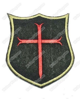 WG008 Navy SEAL Medieval Crusaders Patch With Velcro - Full Colour