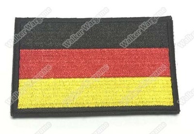 WG006 German Flag Patch With Velcro - Full Colour
