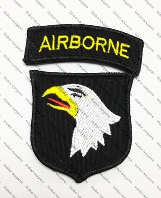 B209 US Army 101st Airborne Division Patch With Velcro - Full Colour