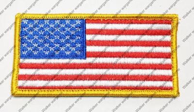 B607 US Flag Right Arms With Velcro - Full Colour