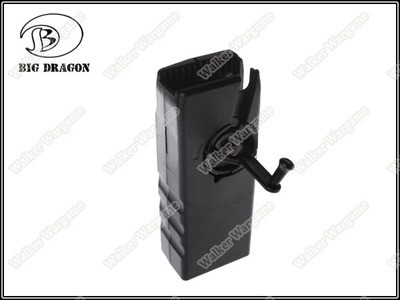 BD Sidewinder Airsoft BB Speed Loader 1000rds Capacity- Black (For M4 Mag)