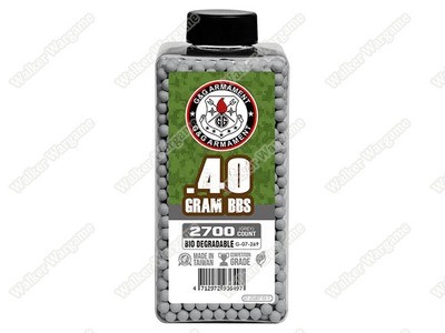 G&amp;G 0.40g High Quality Precision Grade Biodegradable BB - 2700rds Bottle