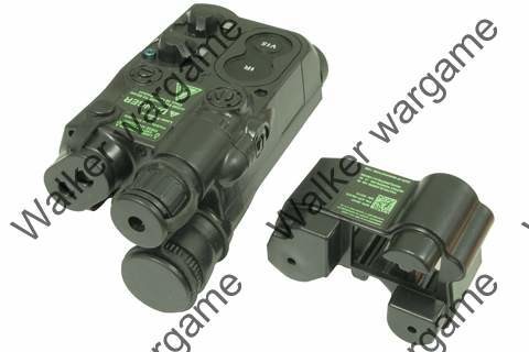 Tactical AN / PEQ-16 Style Battery Case Box With RIS Mount - BL