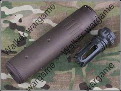 DB SCAR-SD QD Silencer w/SCAR Flash Hider - Black