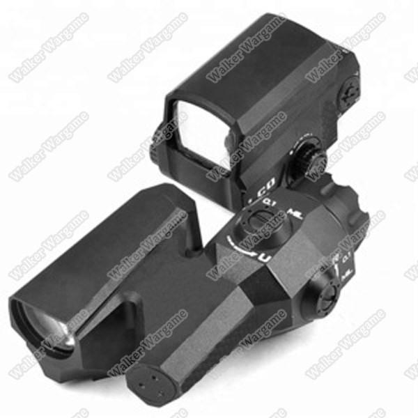 EVO Dual-Enhanced View Optic Reticle Rifle Scope 6X Magnifier with LCO Red Dot Sight Reflex Sight