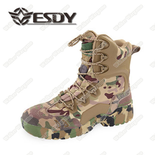 ESDY Side ZIP Combat Assault Army Boots - Special Force Multicam