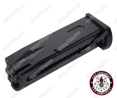G&amp;G 27rd Green Gas Pistol Magazine for G&amp;G GPM9 Beretta M9 GBB Black