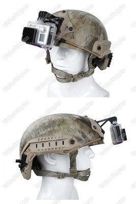 Gen2 Tan Go Pro Camera NVG Helmet Mount for Gopro hero4 Accessories hero3+ hero3 gopro NVG mount Base With screws