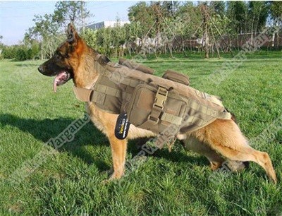 Tactical Police K9 Mil Spec Dog Molle Harness Vest