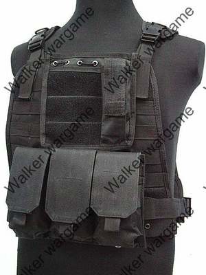 ​​C2 Strike Molle Tactical Vest - SWAT Black​