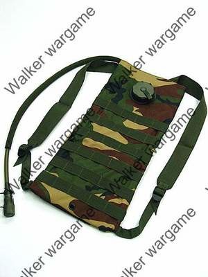 3L Hydration Water Molle Backpack - Woodland