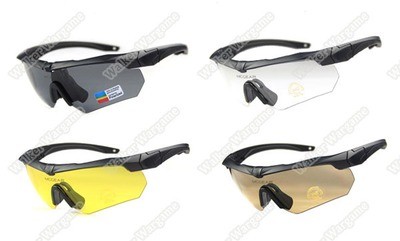 SZGESS Tactical Shooting Glasses Protective Glasses With 3 Set Lens - BL