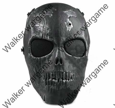Army of Two Skull Full Face Airsoft Protector Mash Mask - Black