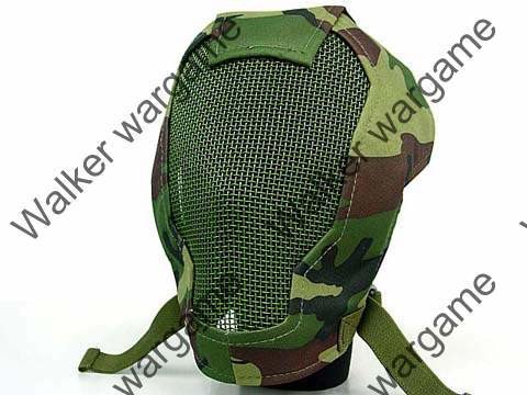 V3 Full Face Metal Mesh Mask Ver. 3 - Woodland