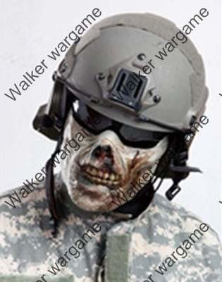 M05 Plastic Half Face Protector Mask - Vampire