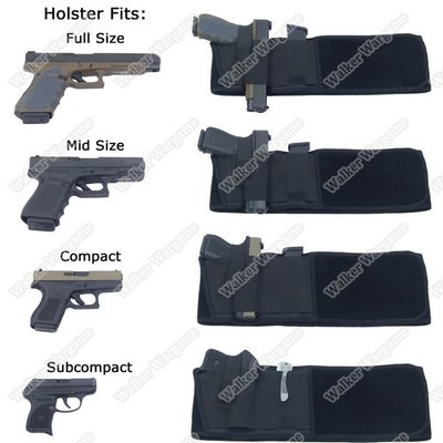 Ultimate Tactical Waist Wrap Belly Band Holster for Concealed