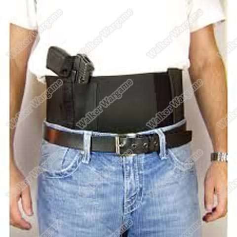Tactical Waist Wrap Belly Band Holster With 2 Mag Pockets - Conceal and Carry and Ease
