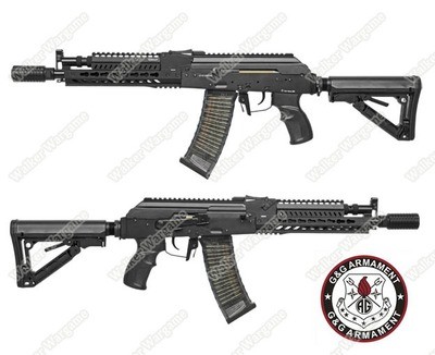 G&amp;G Tactical RK74 E KeyMod AK Carbine AEG Airsoft Gun Build In ETU MOSFET - Black