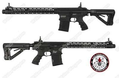 G&G TR16 MBR 308WH AEG Airsoft Rifle - Black （New G2 System，Build In ETU，MOSFET）