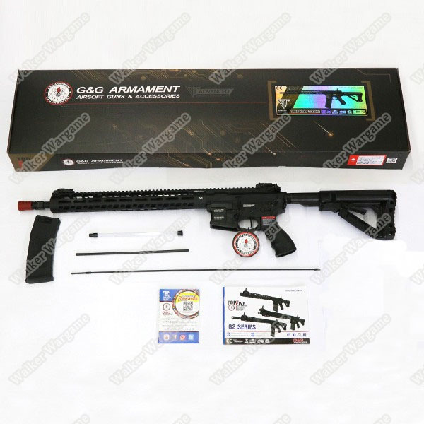 G G Tr16 Mbr 556wh Aeg Airsoft Rifle Black New G2 System Build In Etu Mosfet