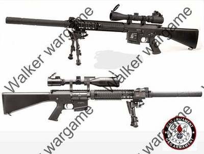 G&G Top Tech GR25 MK11 SR25 SPR Sniper Full Size Full Metal AEG Sniper Rifle