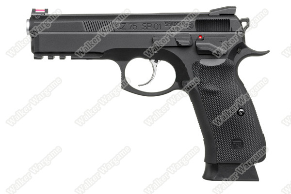 KJ Works CZ-75 SP-01 Shadow Full Metal GBB Pistol (ASG, Gas Blow Black) - Black