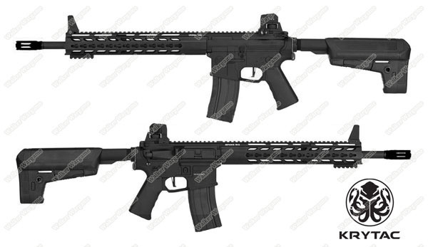 Krytac Full Metal Trident MKII MK2 SPR DMR Airsoft AEG Rifle - Black
