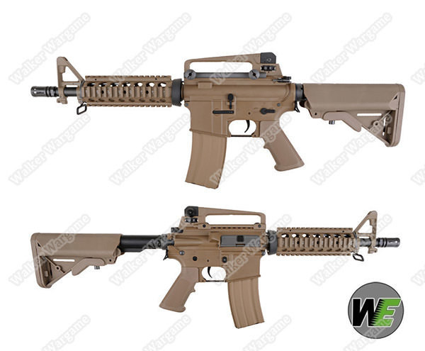 We Full Metal Cqbr M4 Open Bolt Green Gas Blow Back Gbb Airsoft Rifle Desert Tan